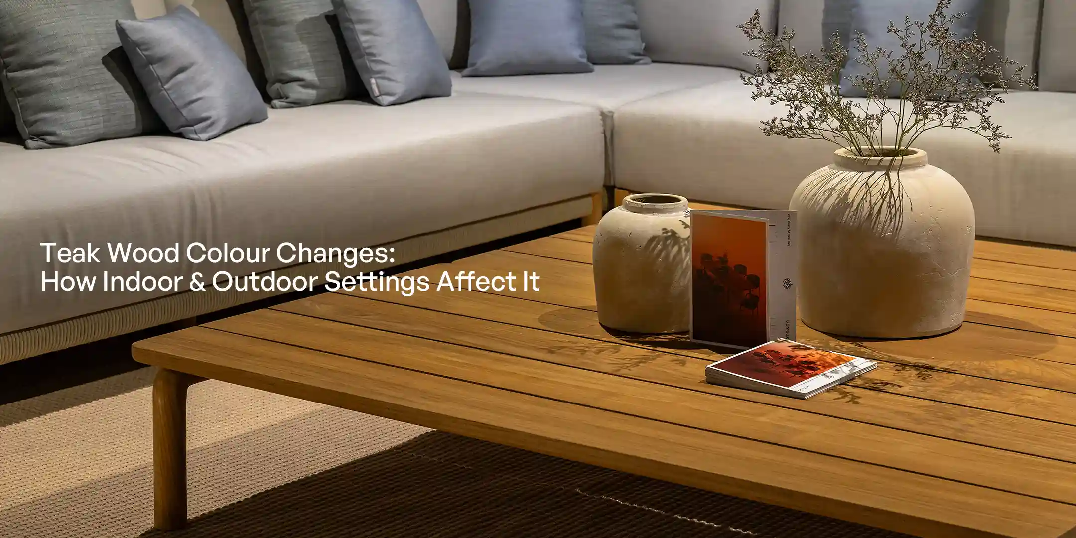 Read more about the article Teak Wood Colour Changes: How Indoor & Outdoor Settings Affect It